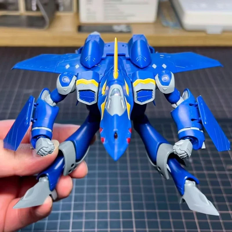 Bandai Original Anime The Super Dimension Fortress Macross Hg Yf-21 Action Figure Assembly Model Anime Toy Model Gifts