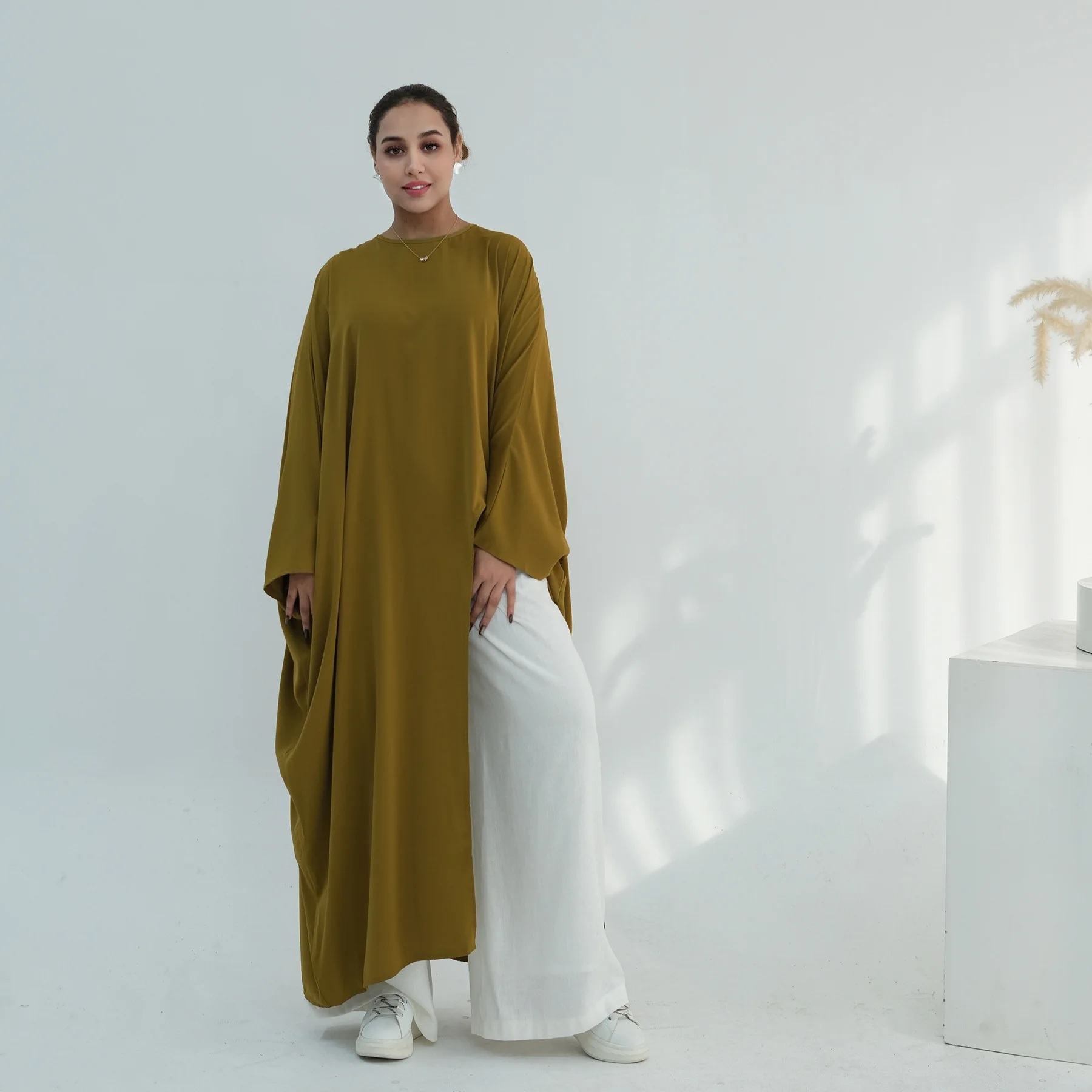 Eid oriente médio abaya muçulmano feminino irregular topos turquia dubai abayas vestido longo modesto kaftan ramadan robe femme islam roupas