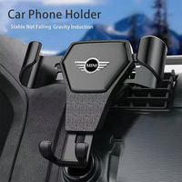 Gravity Car Phone Holder Air Vent GPS Stand Accessories For Mini Cooper JCW Works Hatch F54 F55 F56 F57 F60 R50 R52 R53 R55 R56