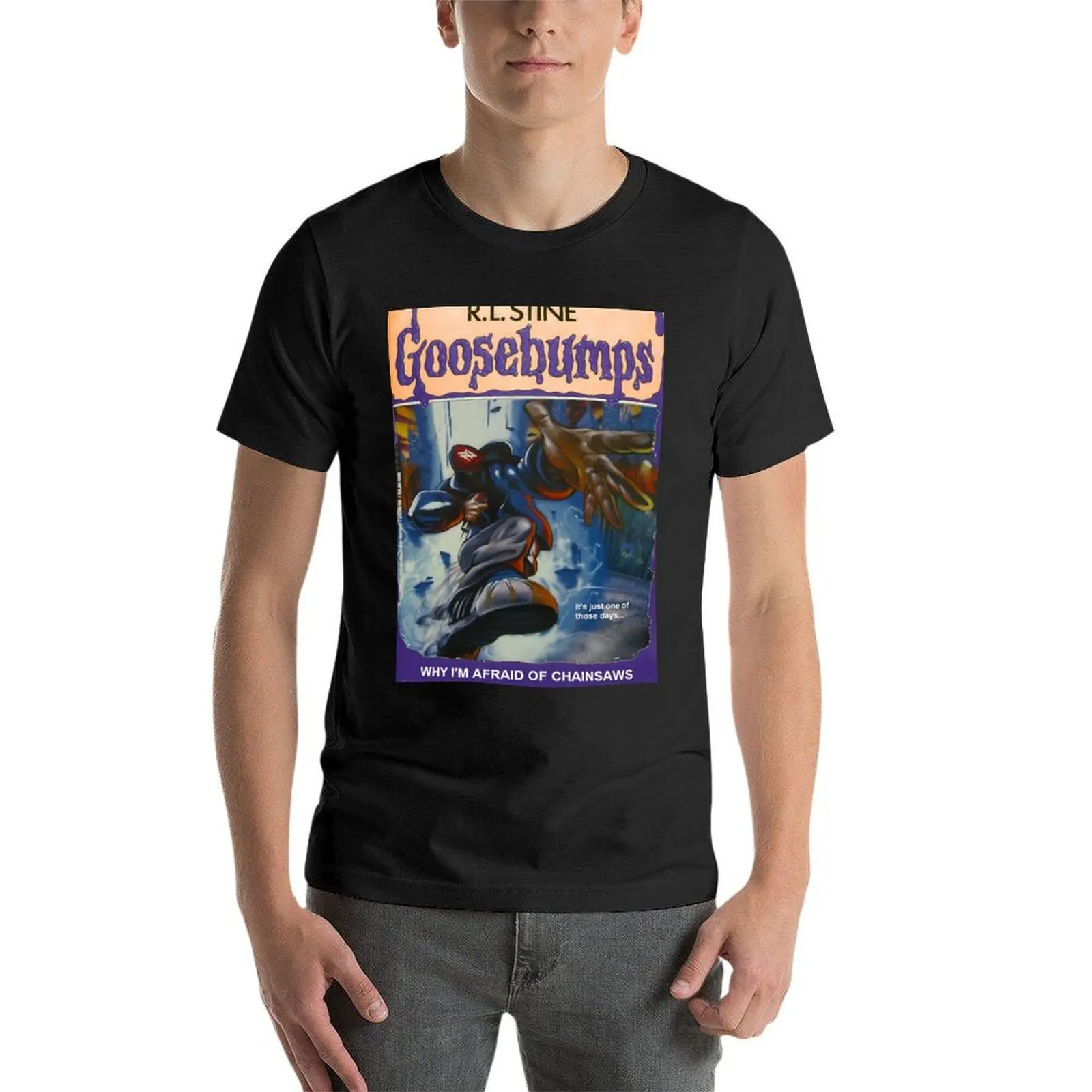 Goosebumps - limp bizkit music band T-Shirt anime clothes summer clothes boys whites t shirts for men graphic