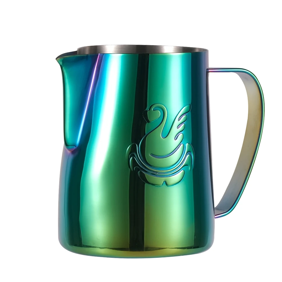 Vendita calda Gibby Barista Barattolo di latte frizzante in acciaio inossidabile Latte Art Espresso Cappuccino frizzante