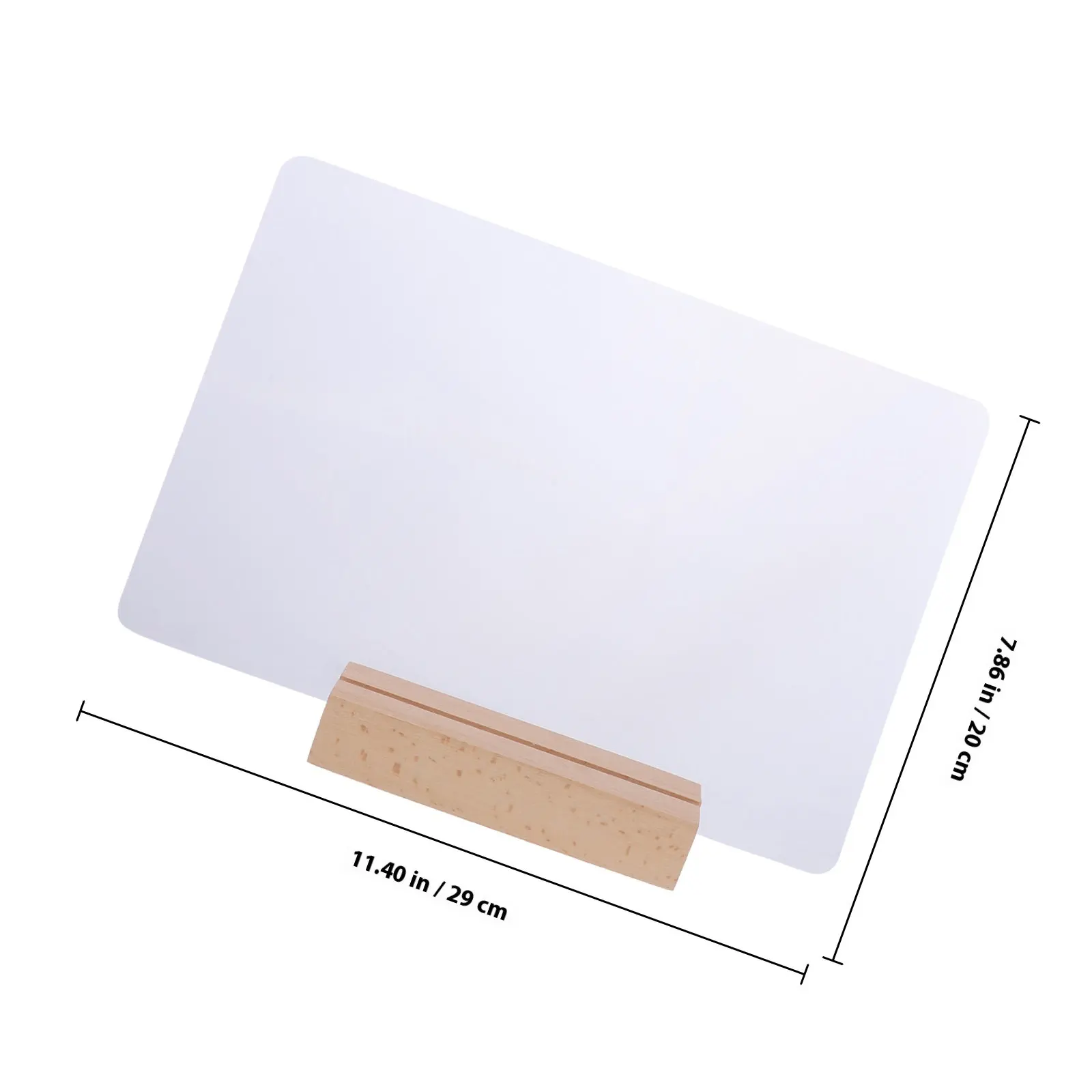 1Set Night Lamp Writing Board Acrylic Erasable Message Board Desktop Office Study Reminder Tool Home School Cafe Decor Gift