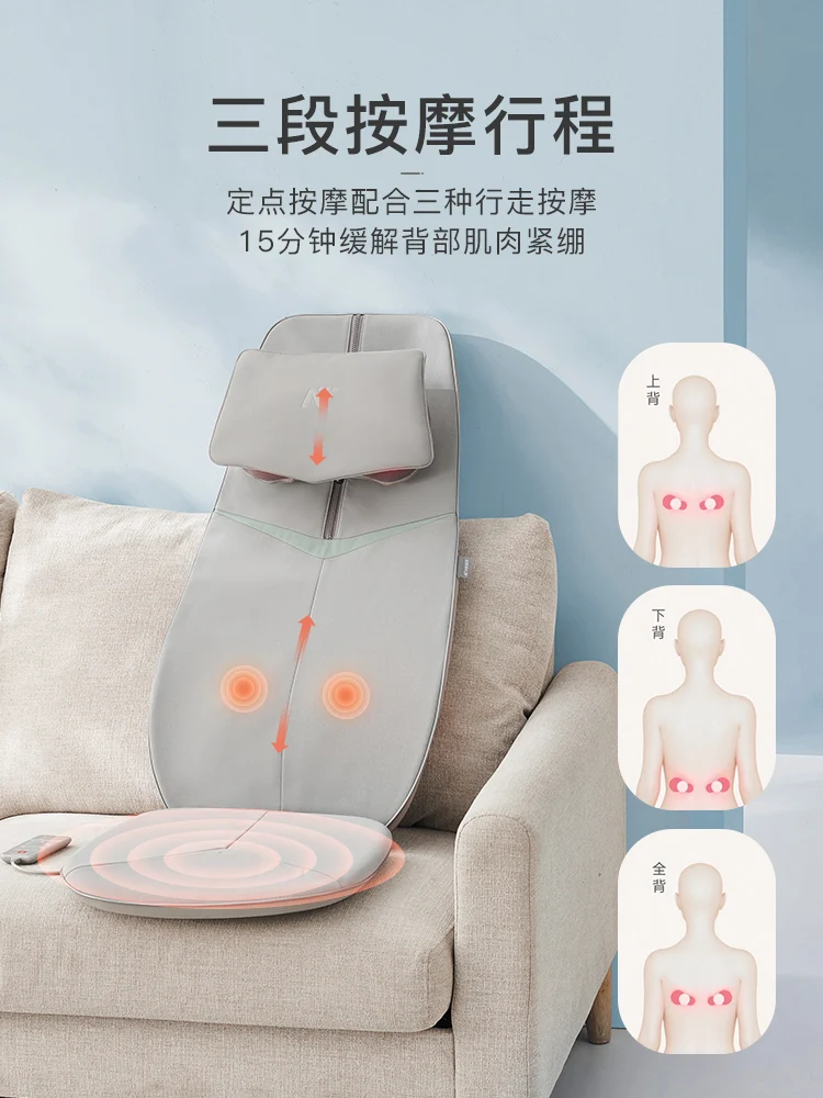 

Soothing and Relaxing Massager Back Waist Cervical Spine Lumbar Massage Cushion Multifunctional Whole Body Home Massage Cushion