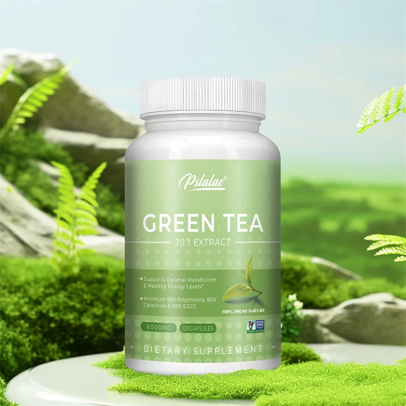 

Green Tea Extract Capsules - Provide Energy, Weight Management, Promote Metabolism, Appetite Suppression