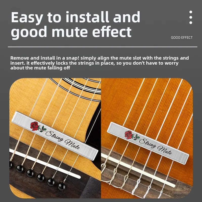 Guitar mute reducer classical guitar string guard silent pad folk acoustic guitar silent pad does not disturb people