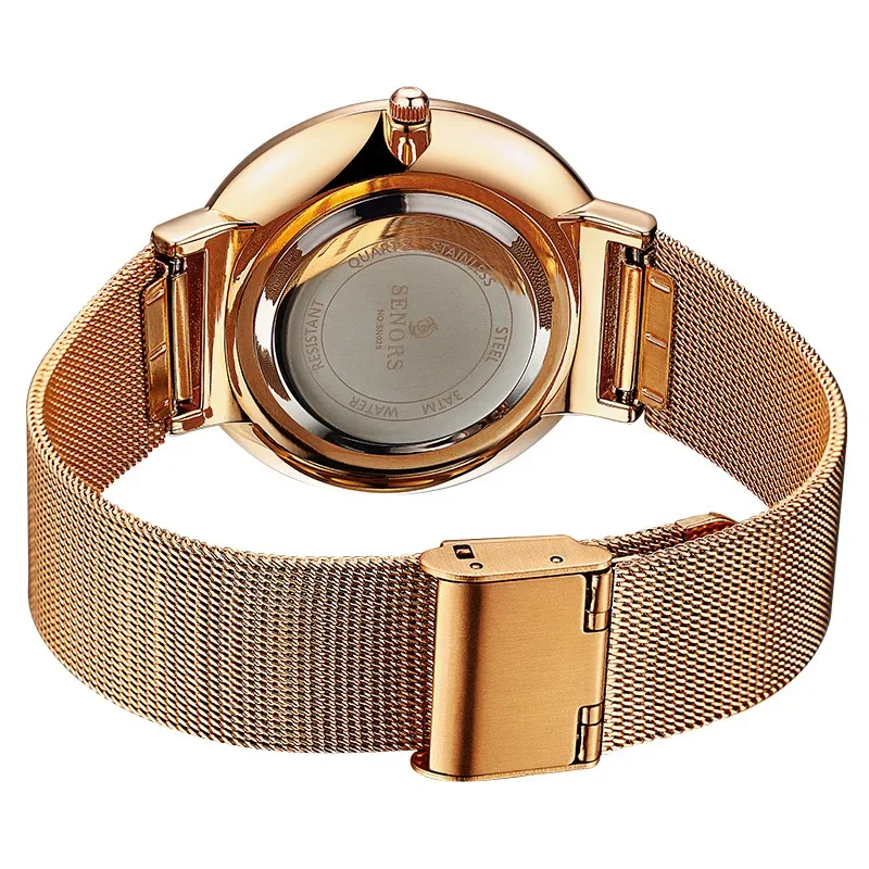 2025นาฬิกาผู้ชายนาฬิกาควอทซ์ตาข่ายบางเฉียบเข็มขัดกีฬาสันทนาการนาฬิกากันน้ํา