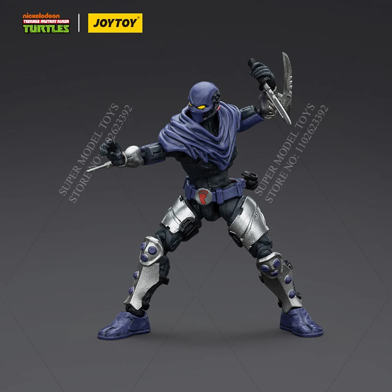 JOYTOY 1/18 Scale Men Soldiers TMNT-Shredder/Foot Clan A/B Full Set 3.75-inches Action Figure Doll Fans Gifts Collection