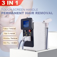 3 IN 1 OPT IPL Picosecond  Hair Removal Machine Portable Remove Tattoo Freezing Point Cooling System Professional Beauty