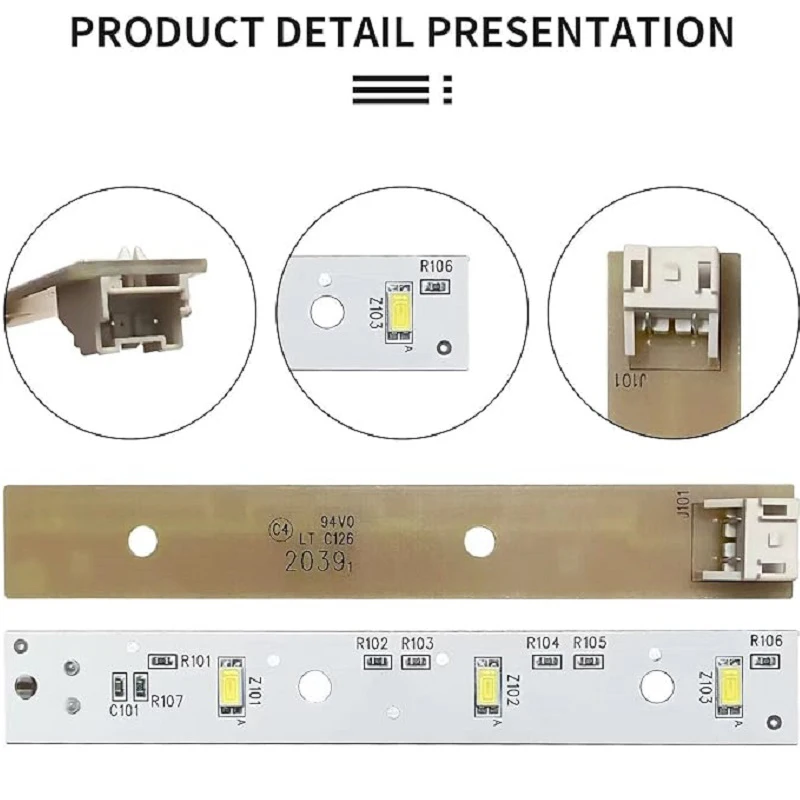 WR55X26671 LED Light Board For GE Refrigerators Refrigerator Lighting Strip Lighting