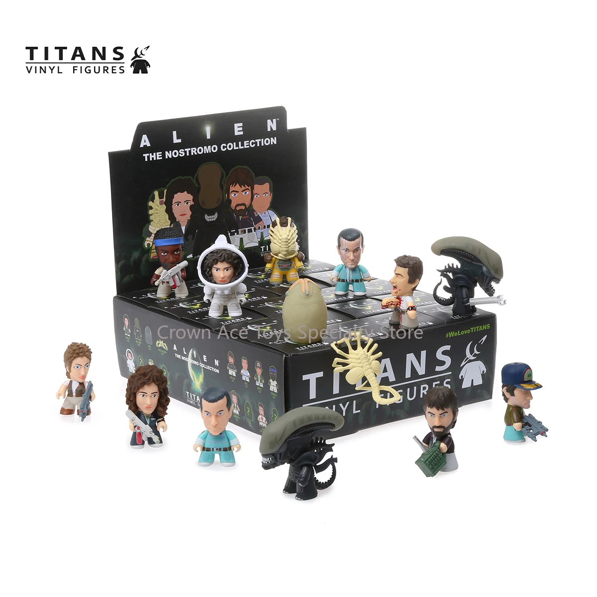 In Stock Titans Alien The Nostromo RIPLEY BIG CHAP FACE HUGGER BRETT LRMBERT Blind Box 3in Cute Action Figure Collectible Toys