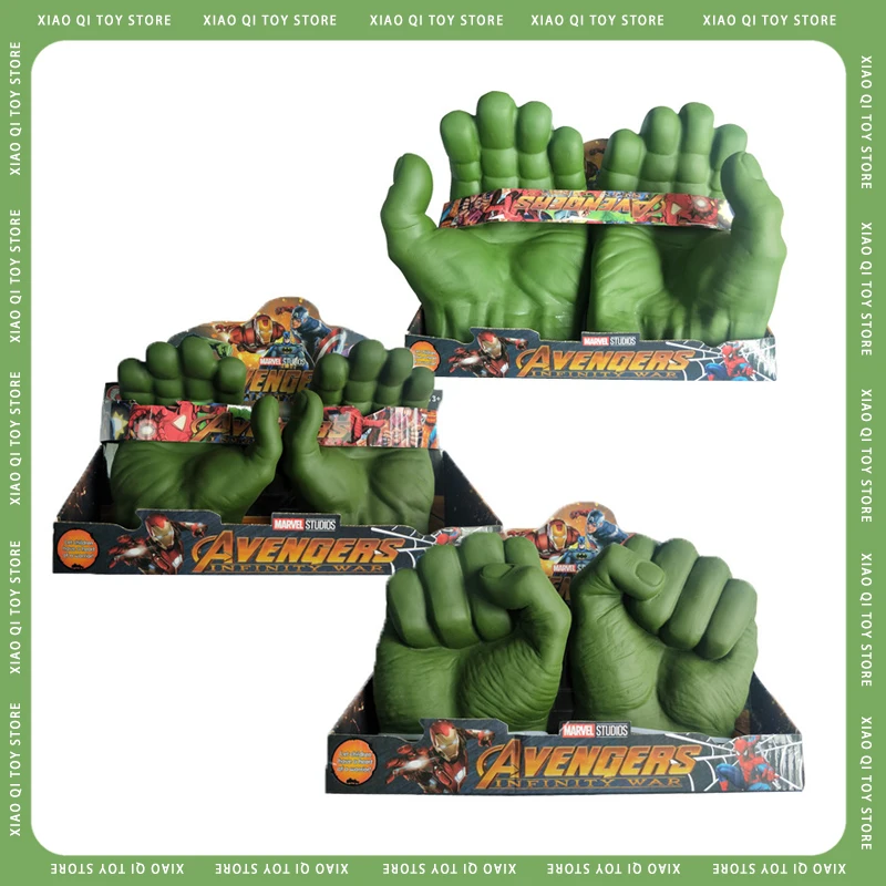 Avengers Alliance Super English Hulk Gloves Hulk Grip Fist Gloves Children Adult Style Cos Surrounding Interactive Toy Gifts ﻿