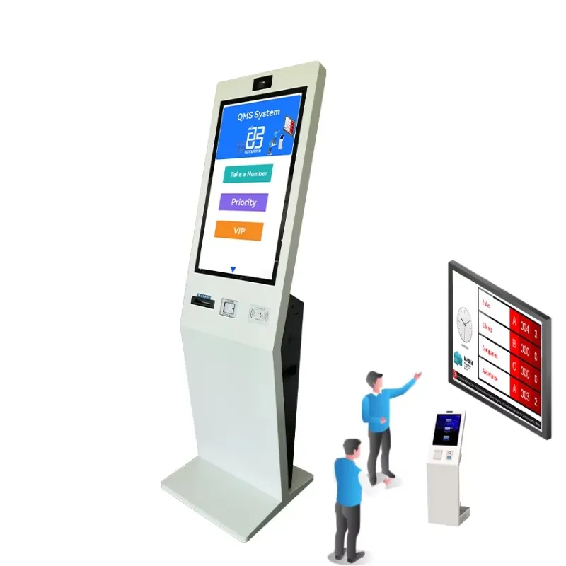 17 Inch Infrared Touch Screen Digital Bank/ Hospital/clinic Electronic Calling Ticket Dispenser Machine Queue Management System