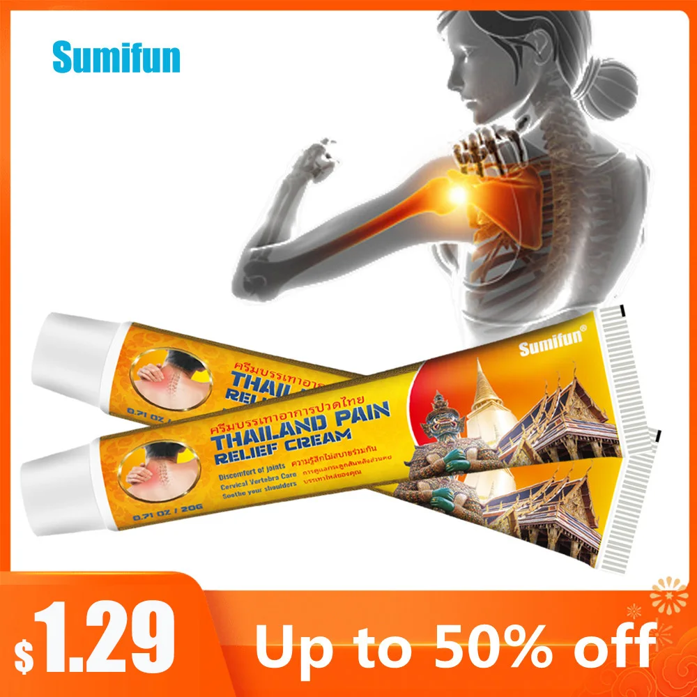 

Sumifun 20g Shoulder Joint Pain Cream Neck Pain Arthritis Ointment Relax Muscles Massage Cream Neuropathic Pain Back Ache