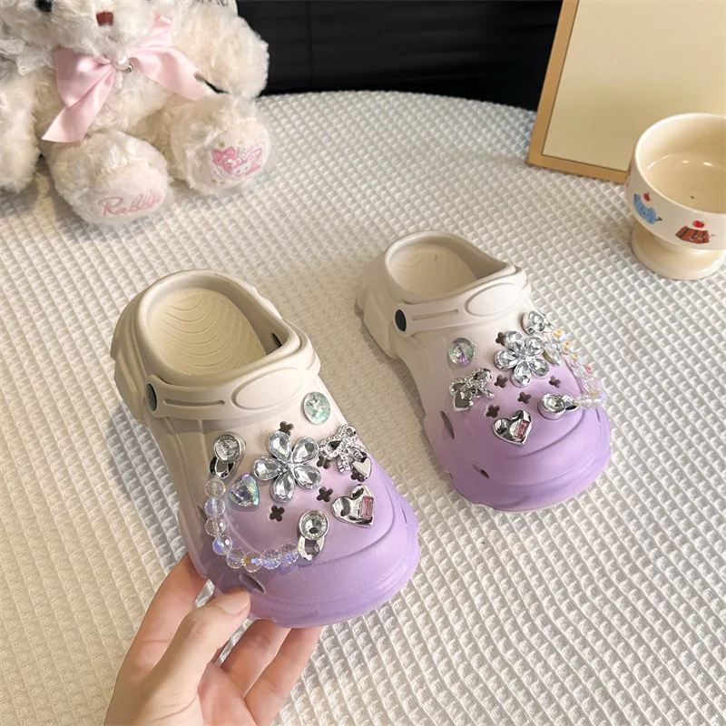 Zapatos Fashion Girls' Shoes 2025 Summer New Kids Sandals Simple and Lightwe Girls Slippers Comfort Soft Bottom Child Beach Shoe