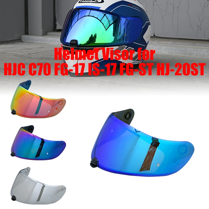 HJ-20M Helmet Visor Suitable for HJC C70 FG-17 IS-17 FG-ST HJ-20ST Motorcycle Helmet Glasses Motorbike Helmet Night Vision Visor