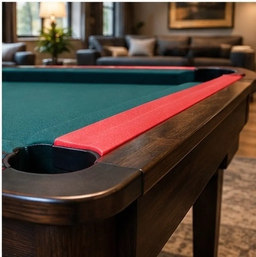 Rubber Pool Table Buffer Replacement U-Shaped Edge Banding Strip for Table Rails Furniture Countertop Wall Corner Protectors