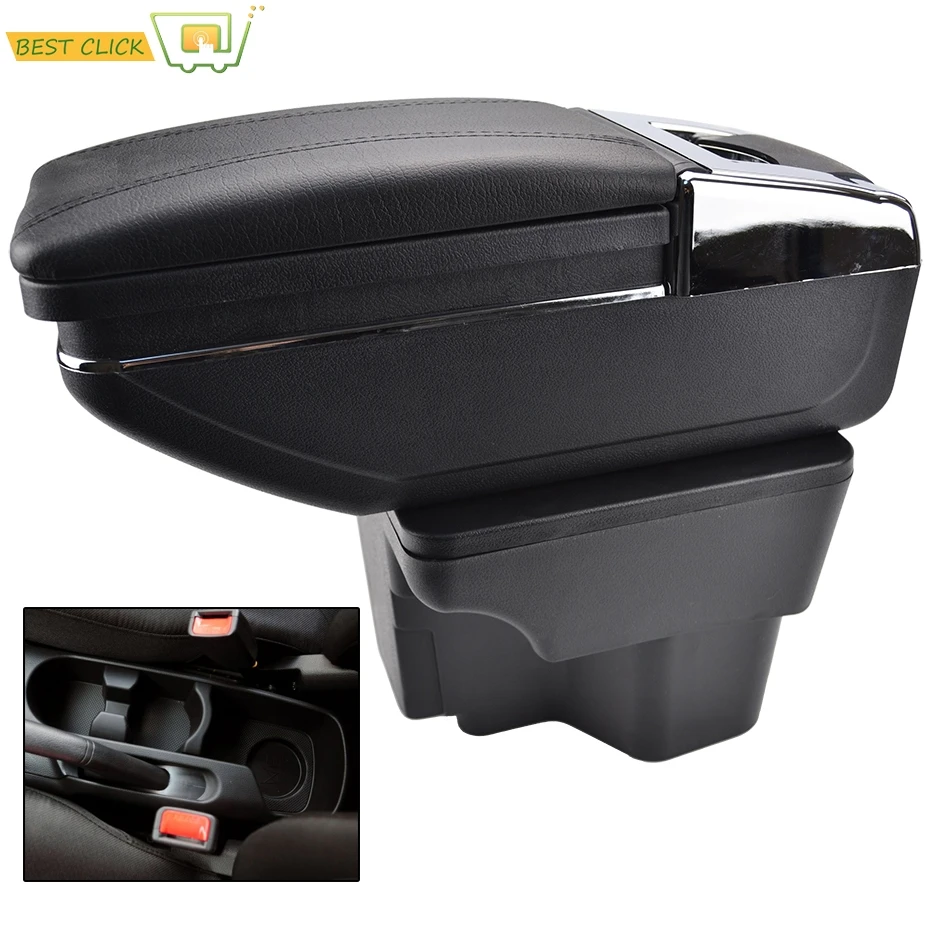 

Center Centre Console Storage Box Armrest For Kia Rio 3 Rio3 2012-2016 UB Rotatable Arm Rest 2013 2014 2015