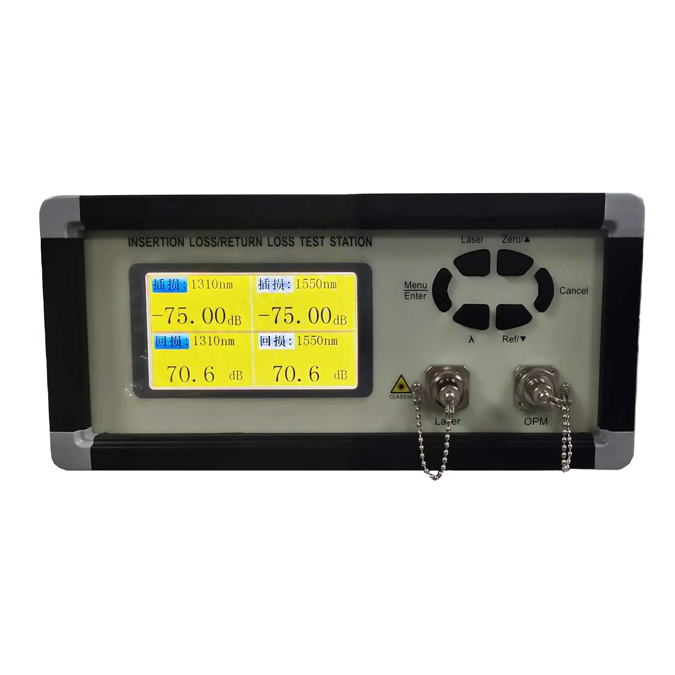 Insertion Loss And Return Loss Test Station For Fiber Optic Patch Cord Production IL RL Tester