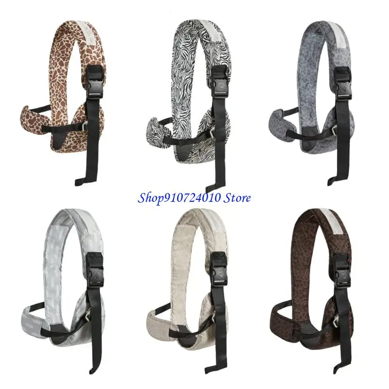 77HD 通気性ウエストスツール幼児サポートキャリングストラップファッショナブルなヒョウ柄新生児用クイック調整ストラップ