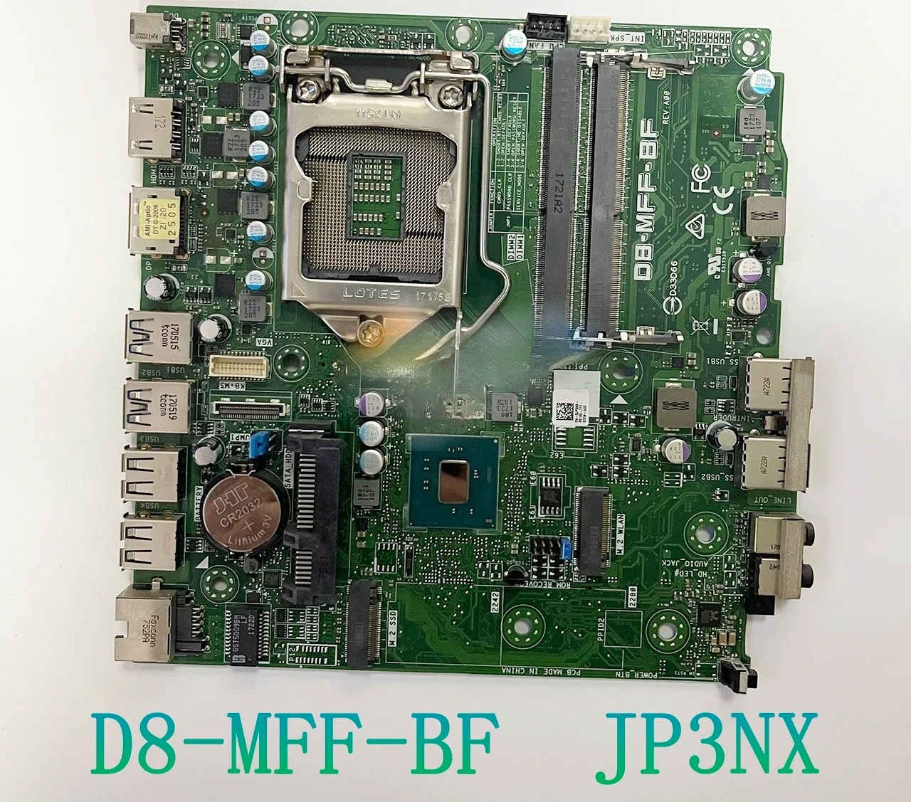 B= For Original  Dell Optiplex 3050M 3050 MFF Micro Desktop Motherboard LGA1151 D8-MFF-BF JP3NX M4YN1 MR5MV NV0M7 KVXPC