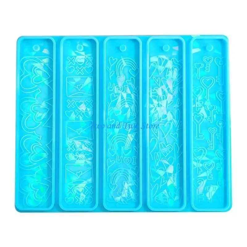 

HX6F Resin Mold with Heart Pendant Rectangle Silicone Molds Mold