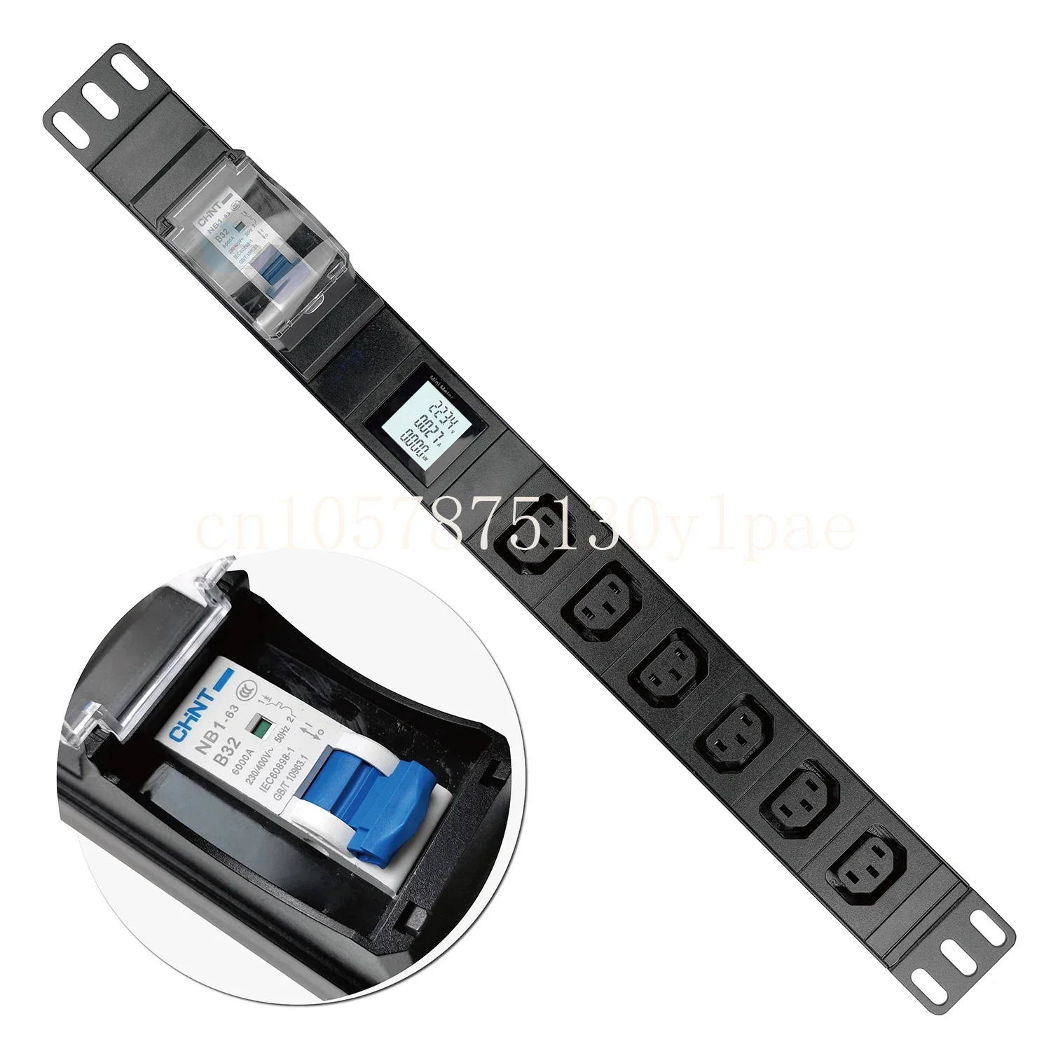 Plug with Smart LCD Meter for Data Center Sale Rack PDU 30A 240V 6way C13 PDU L6-30P