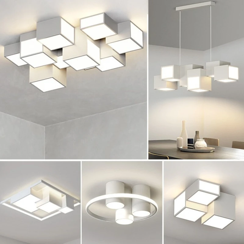 

Minimalist combination living room light 2025 new modern simple atmosphere creative led ceiling lamp