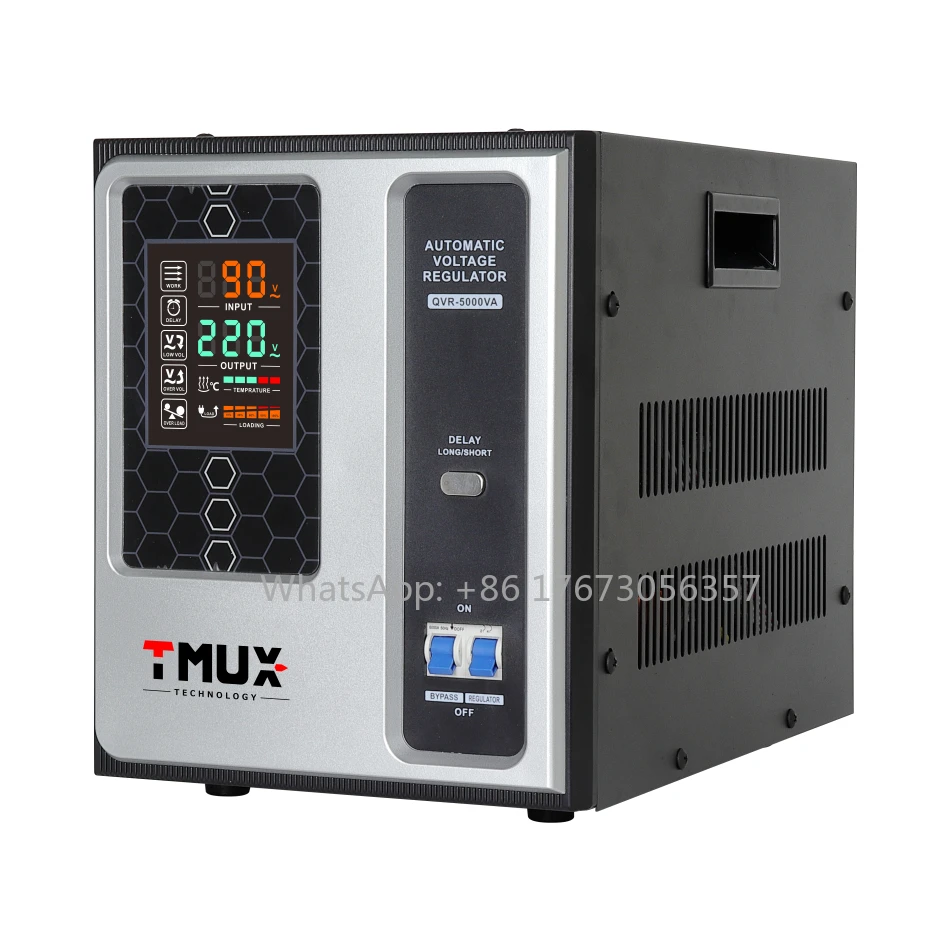 220V 110V Automatic Voltage Regulator Stabilizer Home Use 3-5KVA 5000VA Relay Type AVR