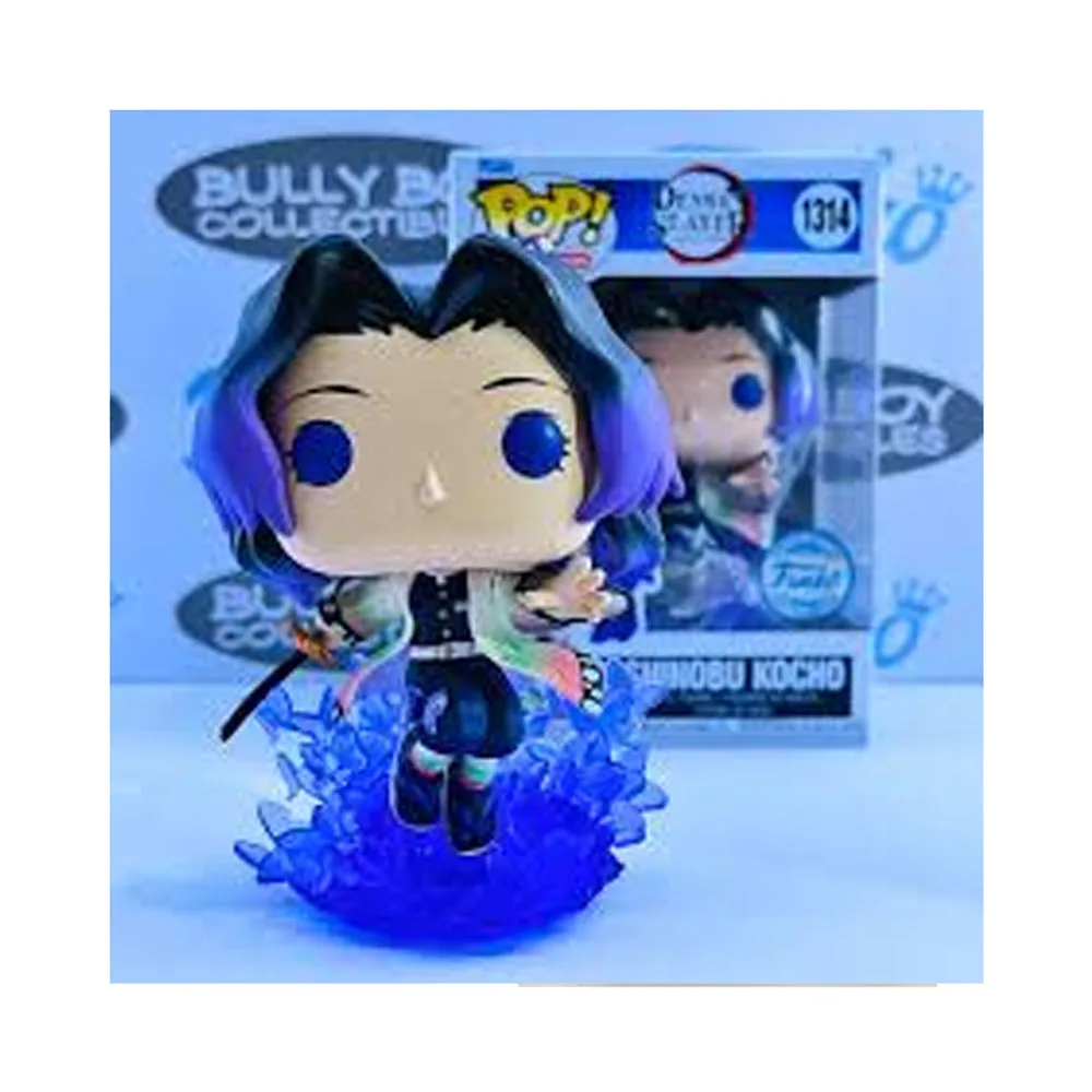 Funko Pop Anime Demon Slayer # 1605 Shinobu Kocho # 1314 Tanjiro Kamado # 874 # 1193 Bonecos exclusivos de figuras de ação de vinil, presentes