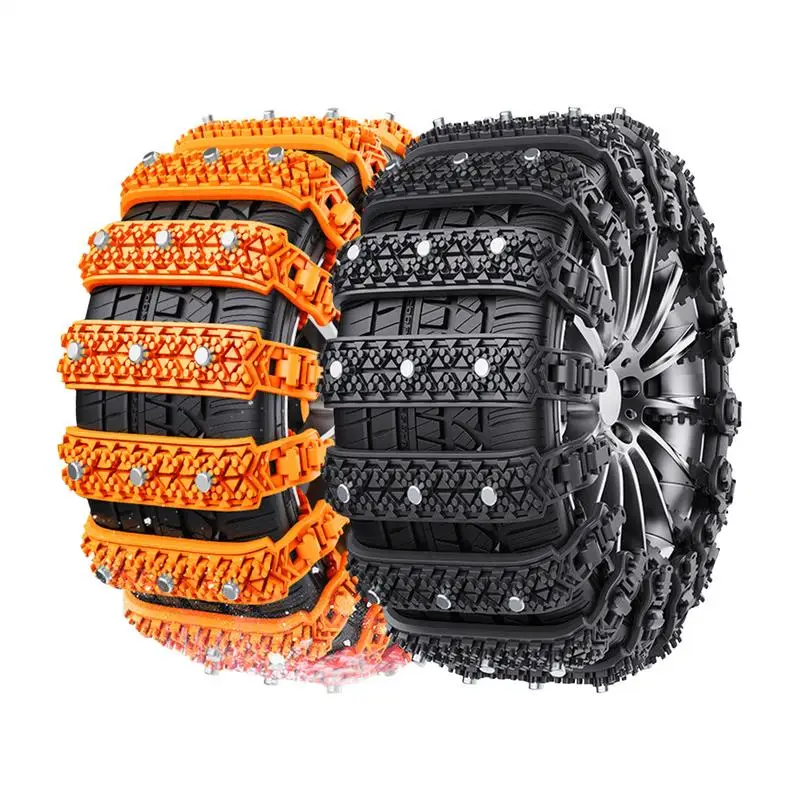 

Snow Chains for Car 10pcs Tire Snow Chain Anti-Skid for Snow Car Stormy Weather Icy Roads Driving Security Tire Traction Wheel