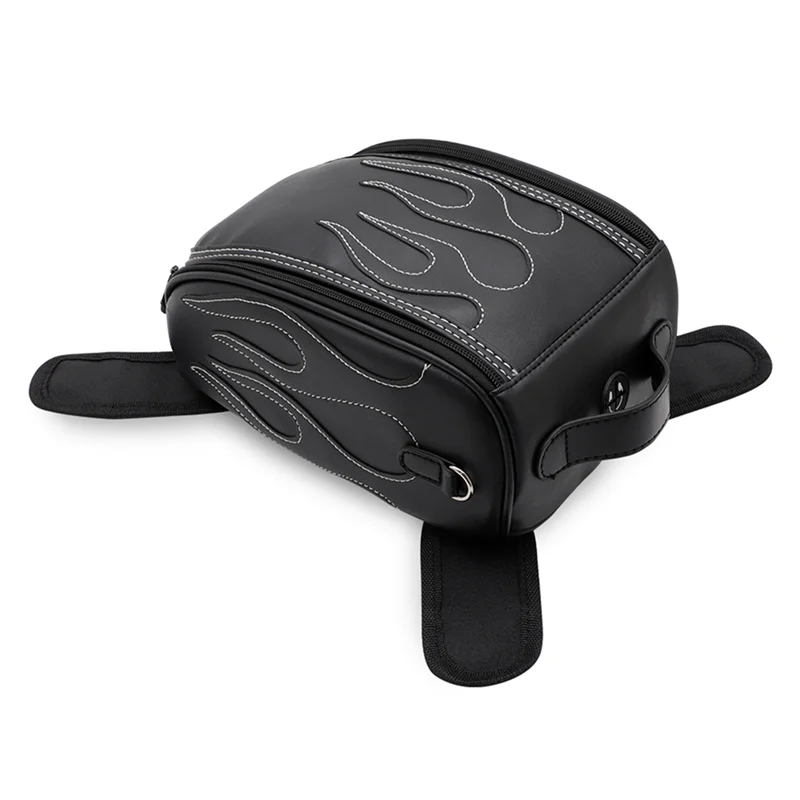 دراجة نارية الخلفية خزان حقيبة مقاوم للماء المغناطيسي دراجة نارية أدوات خزان الوقود النفط حقيبة سفر قطع الغيار لهوندا سوزوكي #4