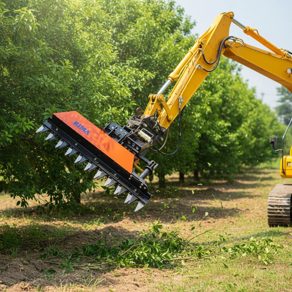 Hedge Trimmer Tractor Tractor Hedge Trimmer Taille Haie Hydraulique Tractor Brush Cutter Tree Cutting Machine Brush Cutter