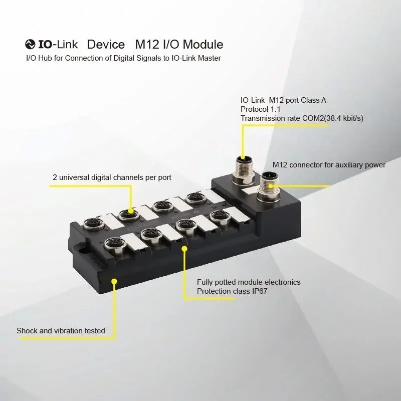 Digital Inputs 16 Universal Digital Output Connectivity Inputs/outputs M12 IOLink Devices Ethernet Io Module Profinet