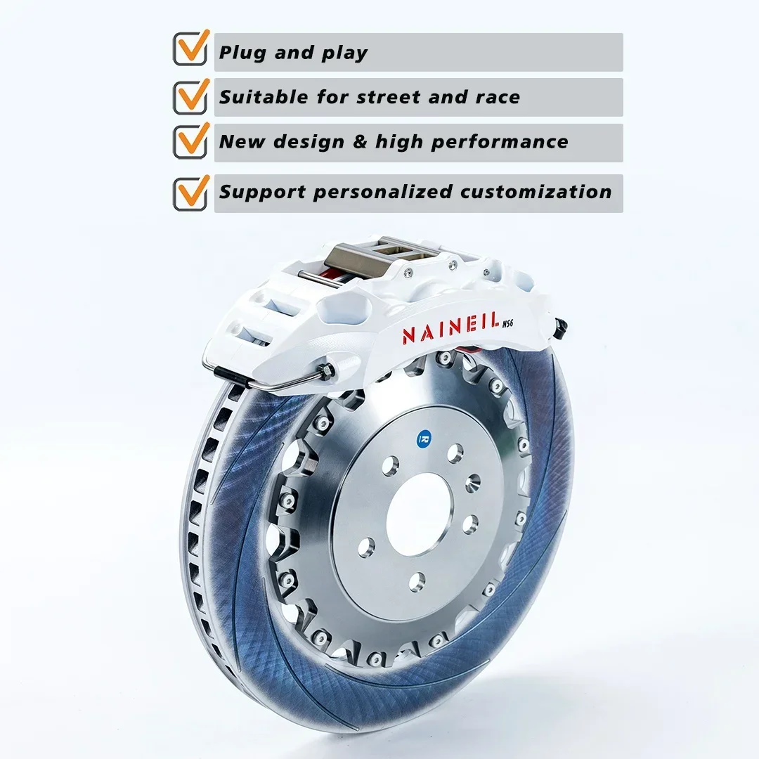 high performance 6 piston naineil brake racing 6 pot brake caliper big brake kit for mazda rx8