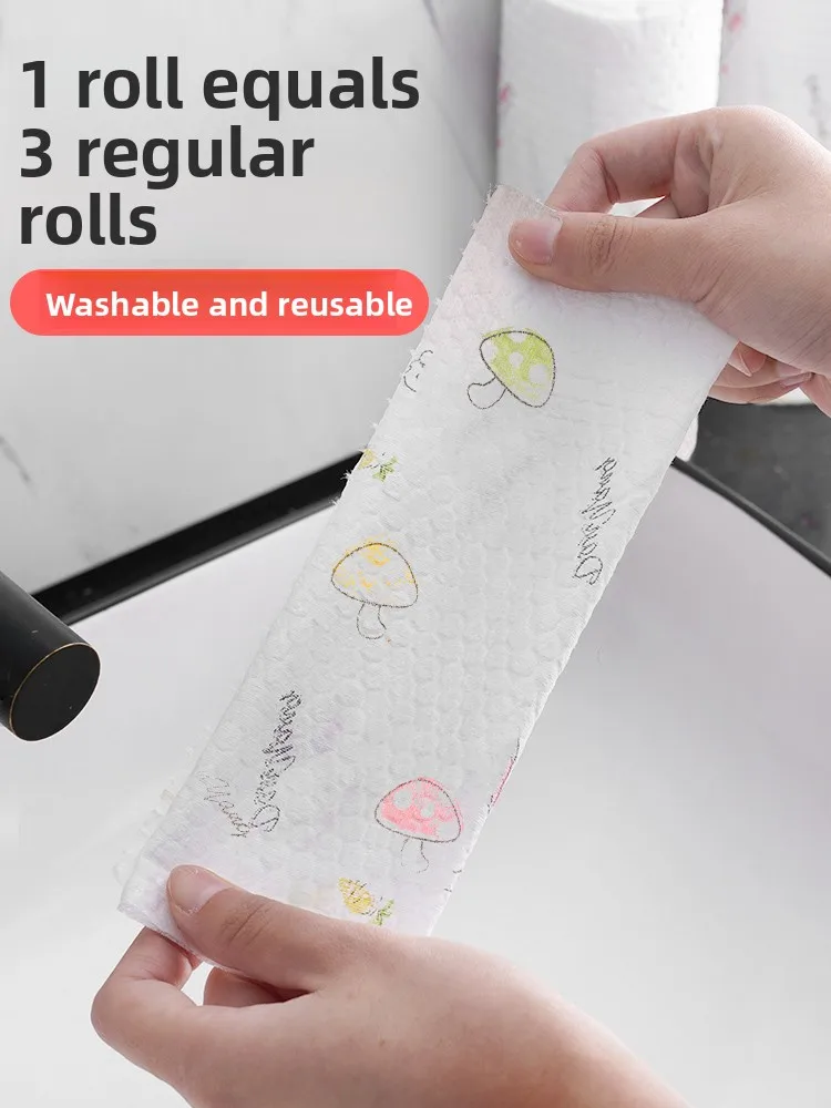 

Lazy Person's Dual Use Wet And Dry Household Cleaning Kitchen Special Paper Towel Disposable Disloth Home Use Cloth