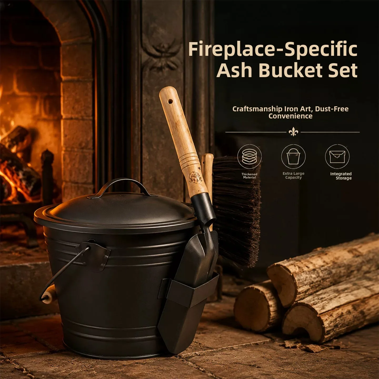 thickened-iron-art-fireplace-ash-bucket-set-three-in-one-storage-tool-kit-for-home-cleaning-water-buckets-portable-handheld
