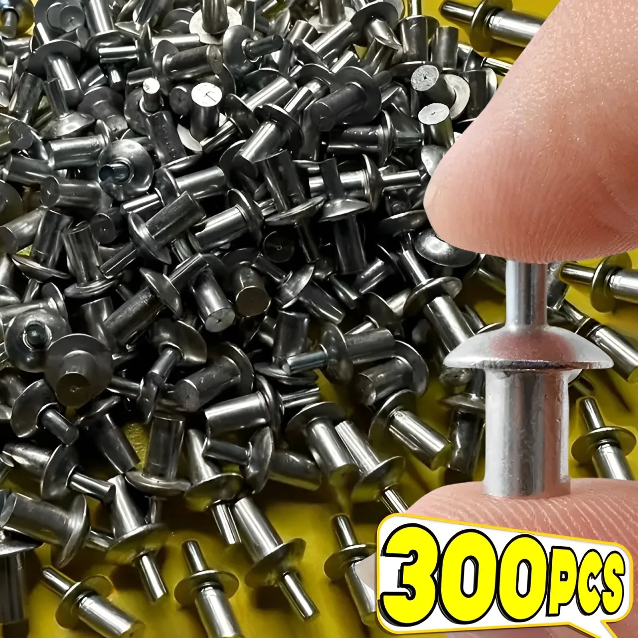 Aluminum Alloy Expansion Rivets Hammer Drive Expansion Nails Head Piercing Rivet Stainless Steel Rod Screws Board Wall Fasteners