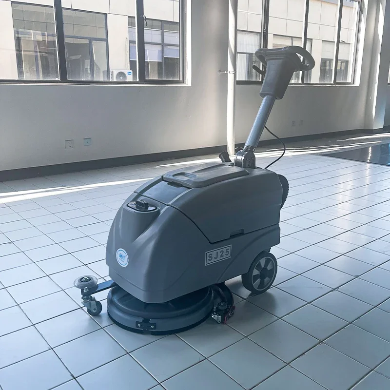 Cheap Price 24v Portable Walk Behind Cleaning Machine Mini Floor Scrubber Washing Machine