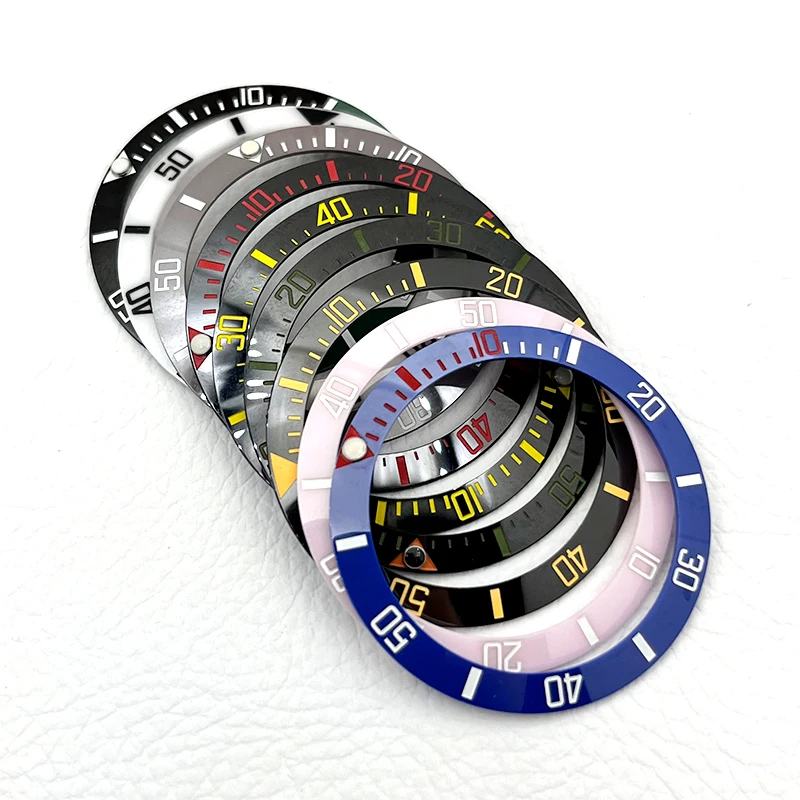 

Mod 38mm Sloped Ceramic Bezel Insert Ring for SKX007 SKX009 SRPD Sub Watch Case NH35 NH36 Movement Diving Watch Replace Parts