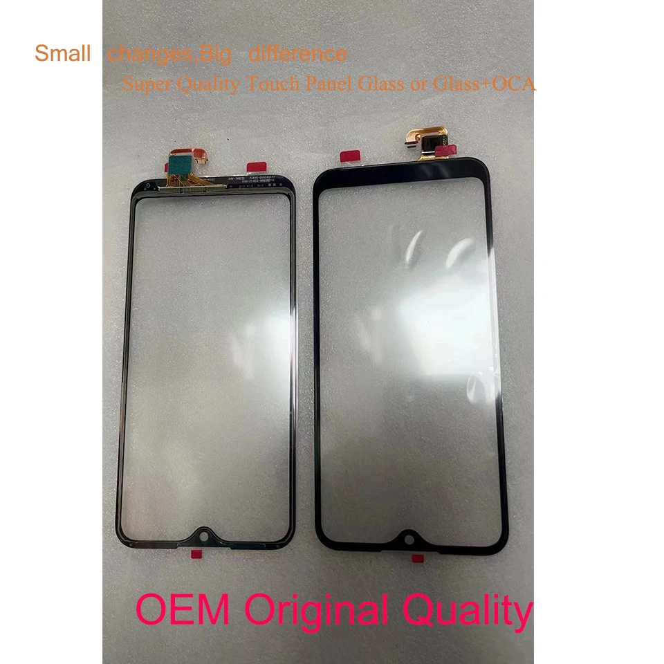 10 sztuk/partia dla Samsung Galaxy A01 2019 ekran dotykowy Digitizer czujnik panelu A01 A015 SM-A015F/DS przednia szklana zewnętrzna z OCA