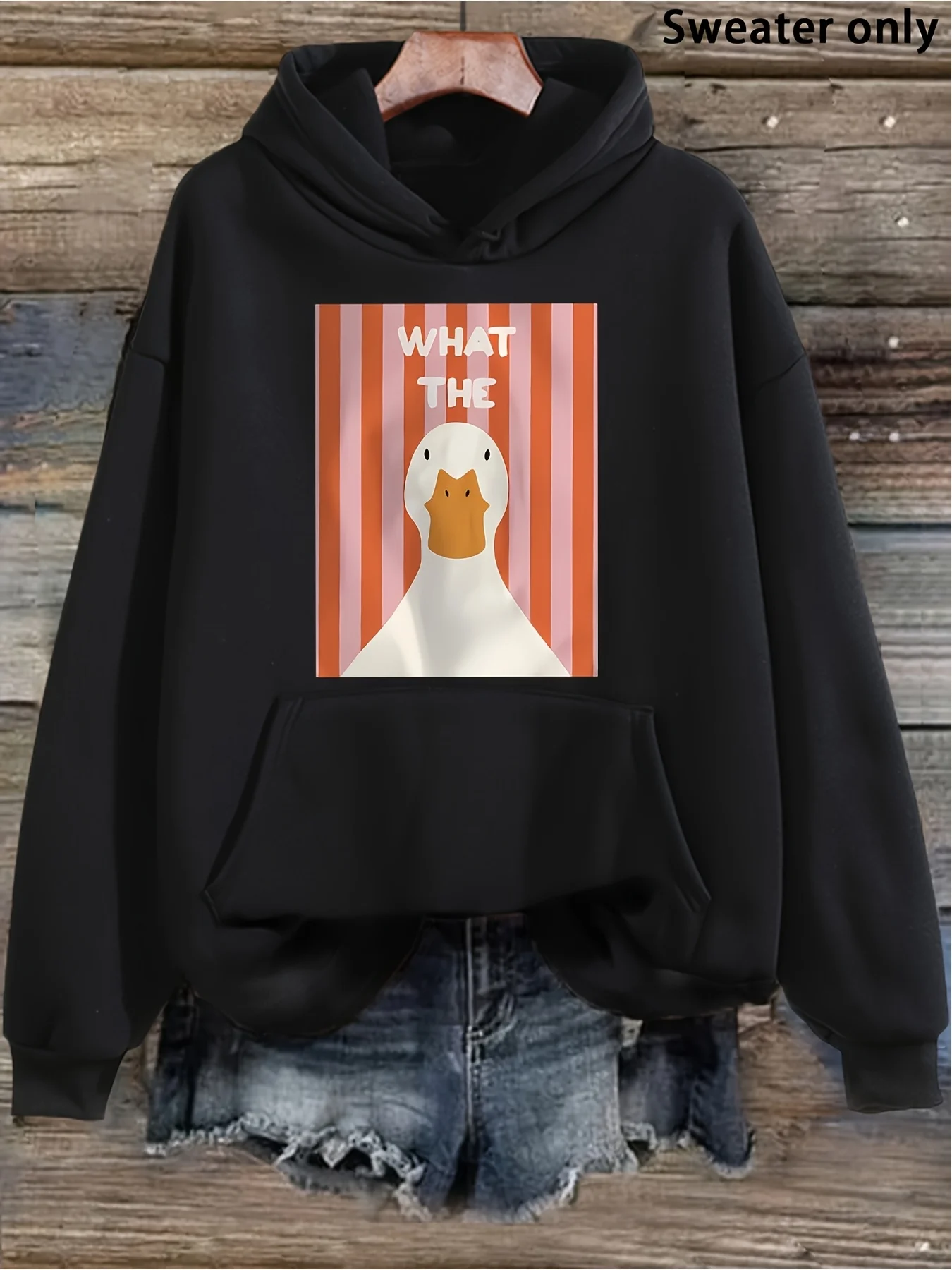 Plus Size - Cozy Relaxed Fit Hoodie - Women'S Funny 