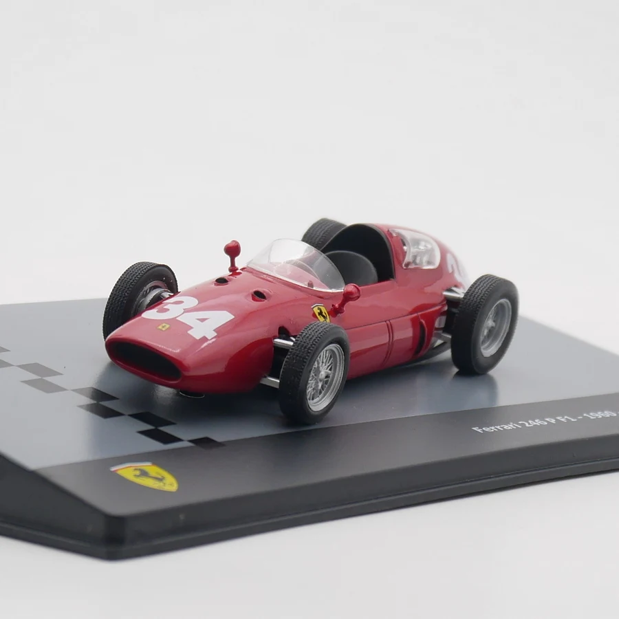 Toy Vehicle Ixo 1:43 Ferrari 246 P F1 1960 Richie Ginther Diecast Car Model