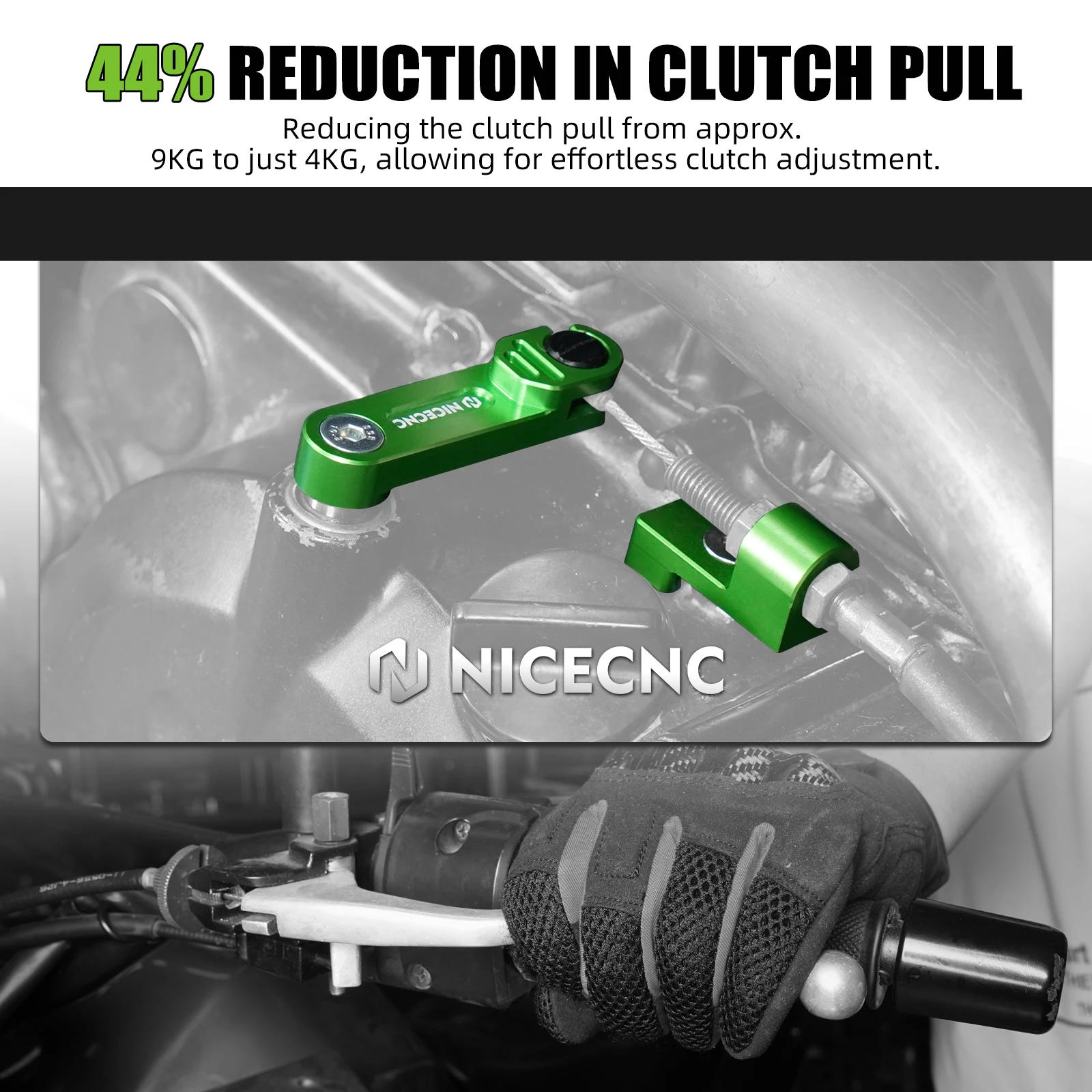 NICECNC ذراع القابض لـ Kawasaki KLR650 KLR 650 2008-2024 2009 2010 2011 2012 2013 2014 2015 2016 2017 2018 2019 2020 2021 022