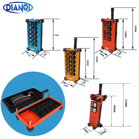 only 1 transmitter housing：F21-4S/E1/E1B/E2B-8  F23-BB electric hoist Wireless switches industrial Radio remote controller