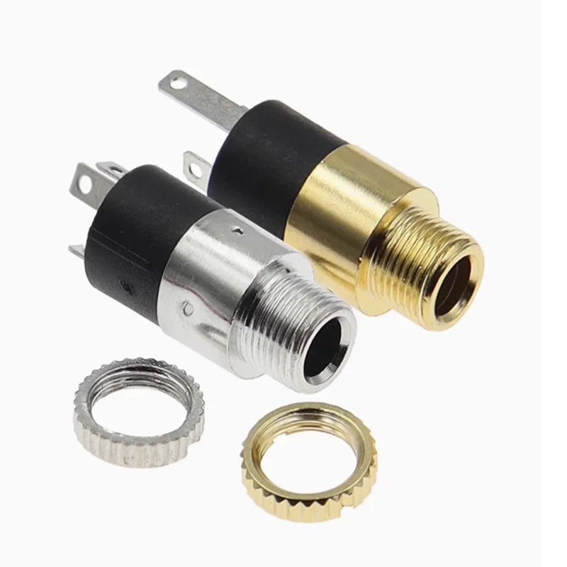 PJ-392 Разъем для наушников 3,5 мм Аудио-видео Разъем 3,5 Стерео с гайкой