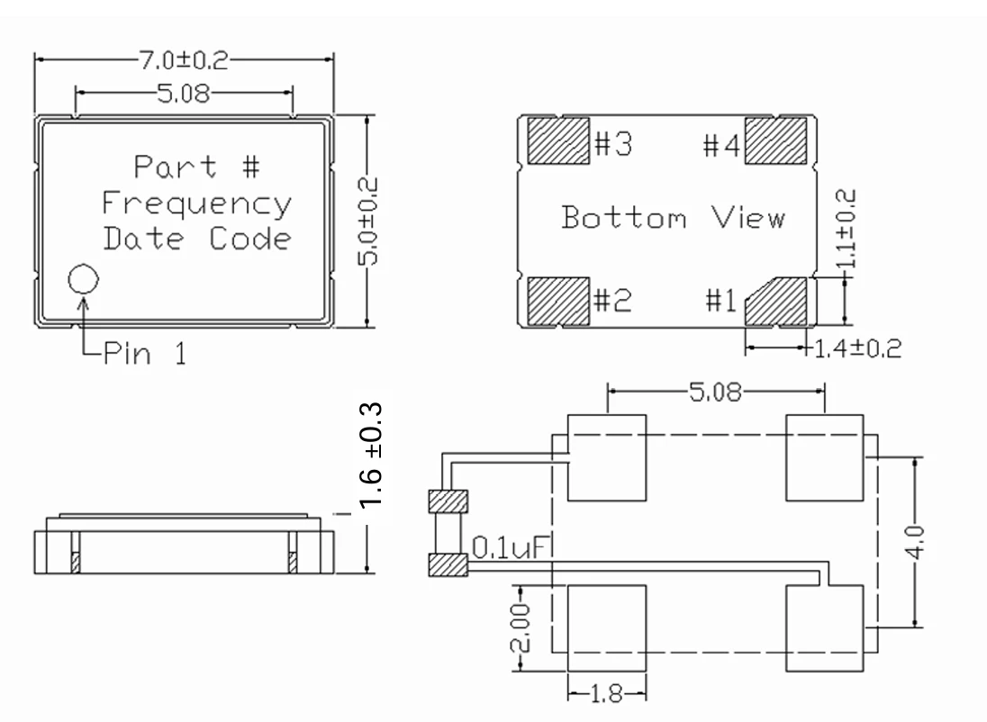 2 pezzi/Vcc1-B3D-23.040M000 Vcc1-B3D-23.732M000 Vcc1-B3D-24.000M000 Vcc1-B3D-24.431M000 Vcc1-B3D-24.44M000 Vcc1-B3D-24.540M000