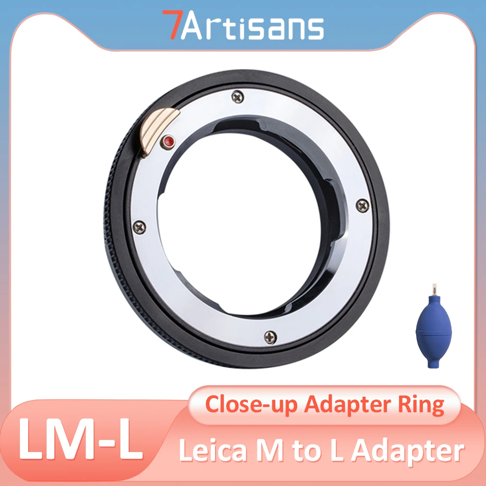 

7artisans LM-L Close-up Adapter Ring for Leica M mount Lens to Leica Sigma L Camera Macro Adapter Convertor leica Voigtlander