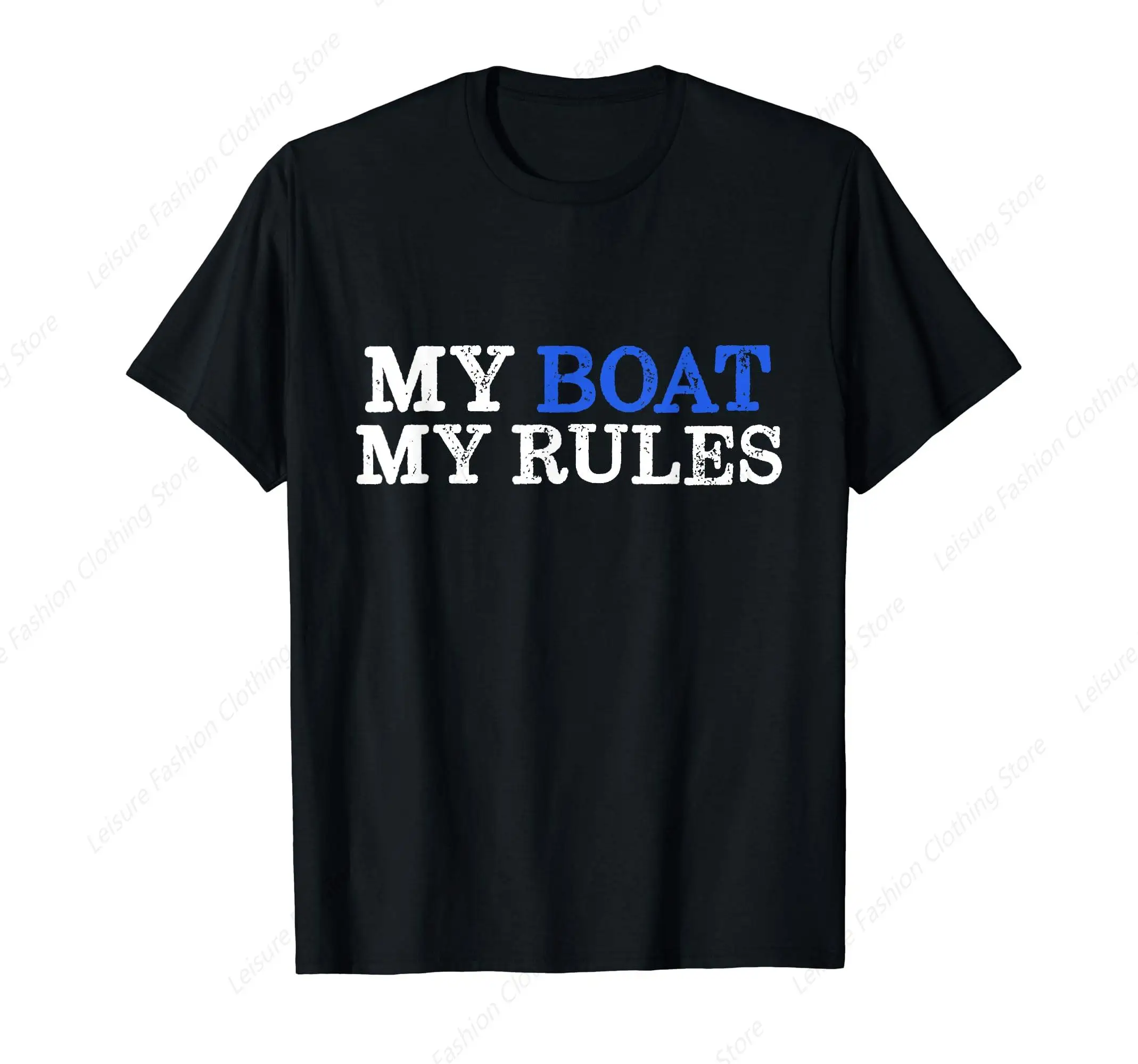 My Boat My Rules Design for Captains Sailors Boat Owners T-Shirt