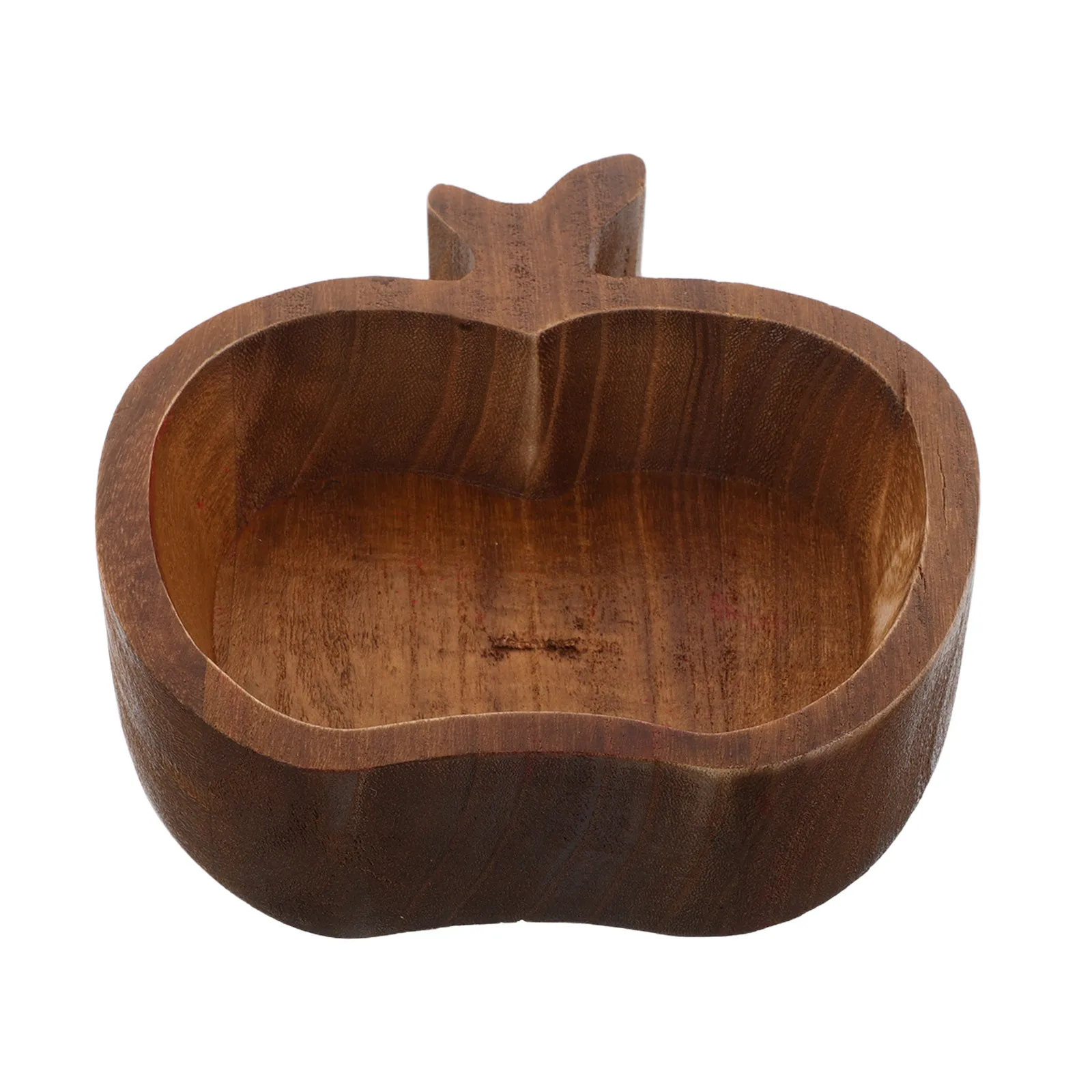 

Apple Wood Serving Platter Apple Shaped Rustic Wooden Snack Tray Fruit Plate for Nuts Chips Desserts Fruit Platter