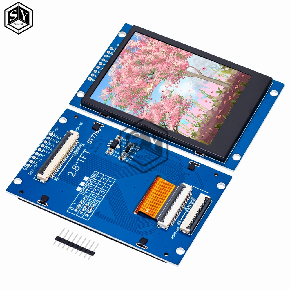 2.8 inch TFT LCD Display 240*320 Drive ST7789V Interface SPI/8/16 Bit Parallel Port Module For Arduino